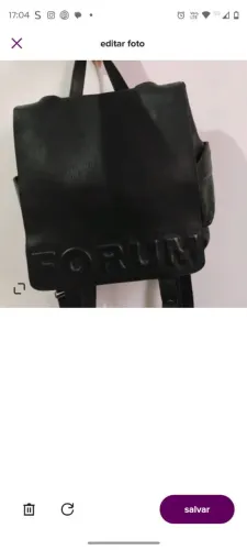 Mochila Forum de couro
