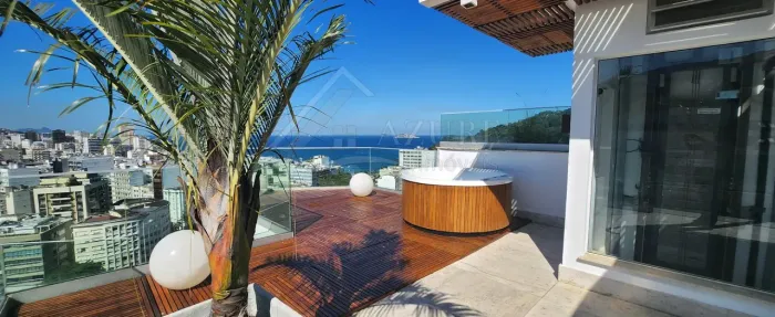 Cobertura no Leblon com 435 m² 4 suítes - Rio de Janeiro - RJ