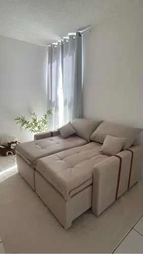 Sofá cama de Linho 