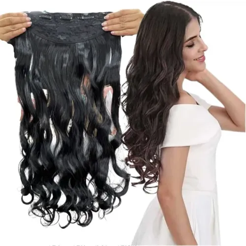 Aplique Mega Hair Removível - Extensão de Cabelo Tic Tac - Cabelo Orgânico