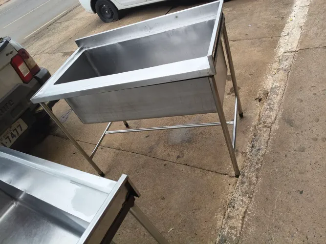 Tanque pia inox pra restaurante