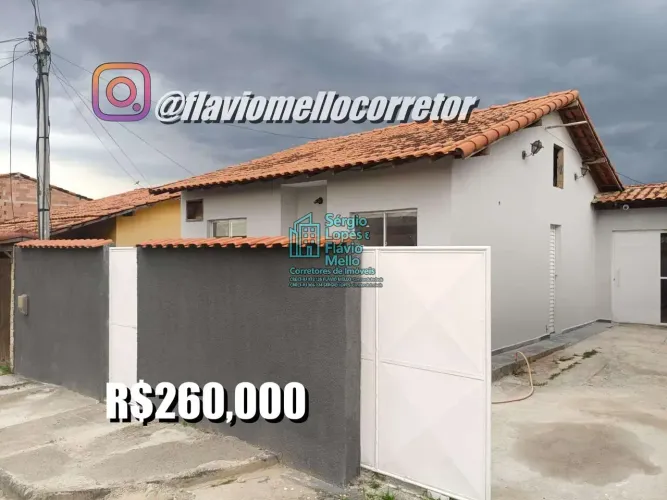 ITABORAÍ - Casa ALTO PADRÃO 3 quartos 1 Suíte Cond. Colibri !! Financiada  Cod(570IV)