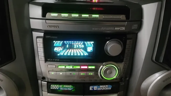 Aparelho de som Mini Micro system aiwa nsx959 969 Sony Philips gradiente Panasonic jvc