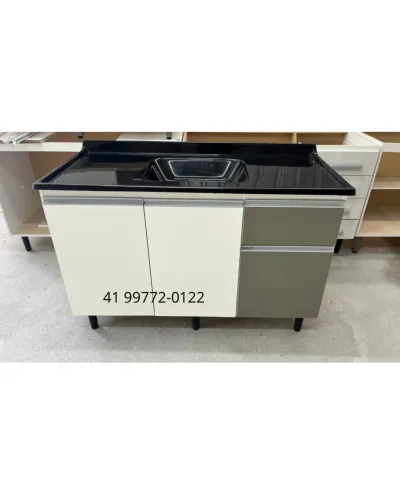 Pia 1.20 - Balcão e Cuba - Entrego