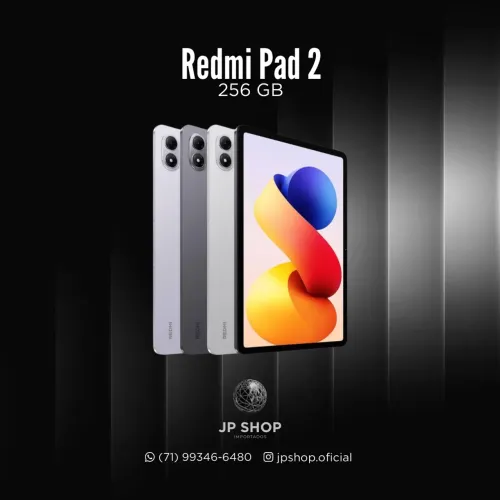 Redmi Pad 2 8GB/256GB 11? 2.5K 90Hz - Novo