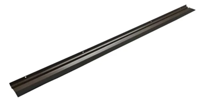 Friso Rodo Alumínio Para Vedação Porta Cor Fumê de 80cm da J. Rau