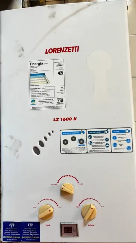 Aquecedor de água a gás 15 litros