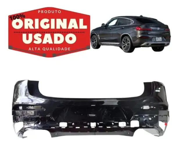Parachoque Traseiro Bmw X4 2019 Original Usado 22080
