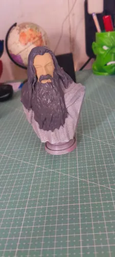 Gandalf busto - pintura a mão