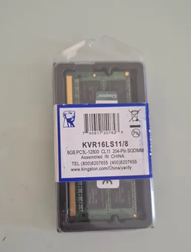 Memoria RAM 8GB DDR3L Kingston