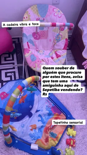 Cadeirinha e tapetinho