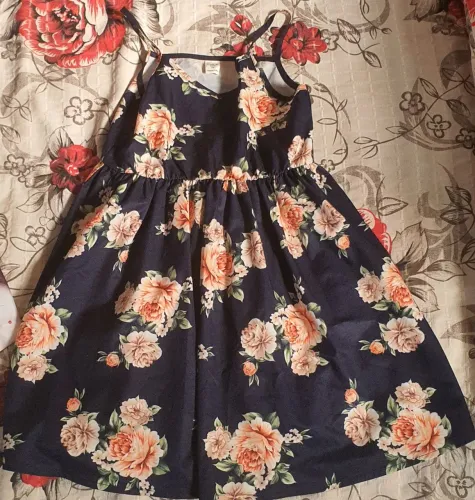 Vestido Infantil Floral - Delicado e Lindo!