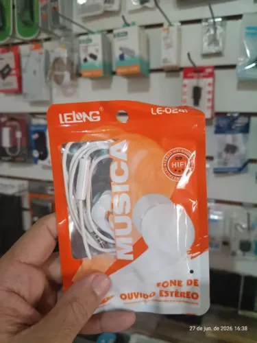 Fone de ouvido com microfone lelong