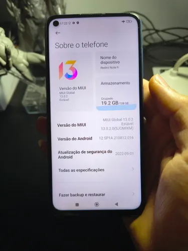 Redmi Note 9 128GB 4RAM Usado