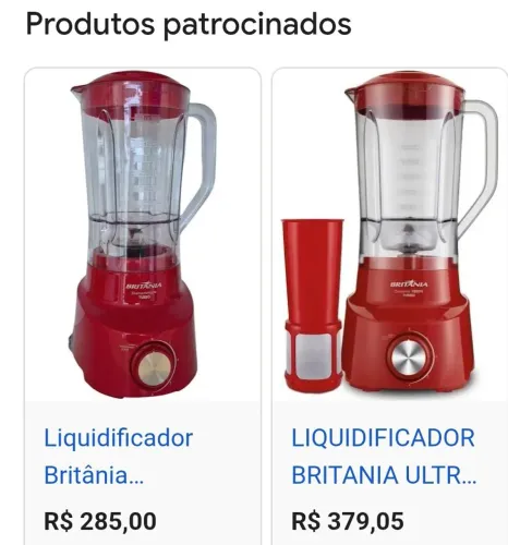 Liquidificador Britânia Novo