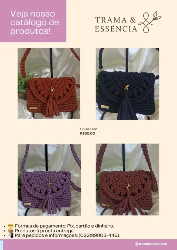 Bolsas de Crochê