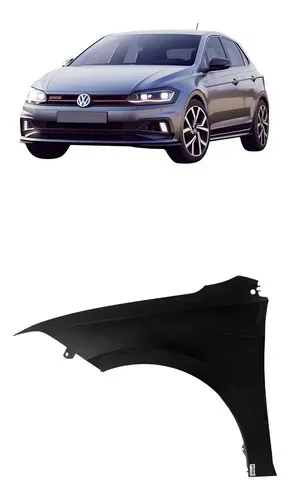 Paralama Volkswagen Polo Virtus Esquerdo 2018 A 2024 Origin