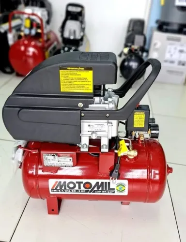  Compressor de 24 Litros Motomil Bivolt - Entrega gratis