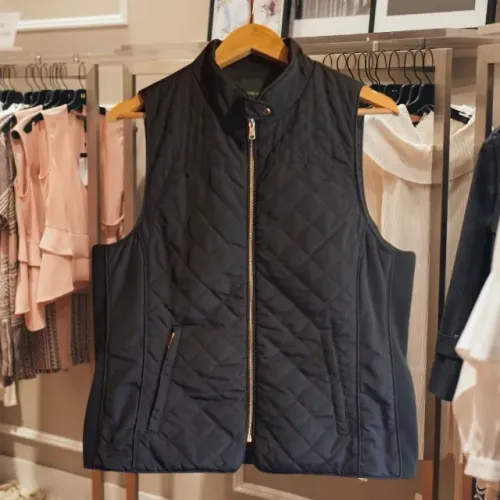 Colete Puffer, acolchoado, feminino, 46. LEIA A DESCRIÇÃO!
