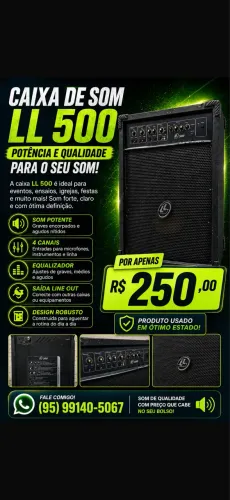 Caixa de som LL 500