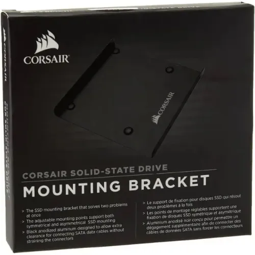 Kit de suporte de montagem para SSD Corsair CSSD-BRKT1, para baias de 2,5" e 3,5"