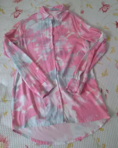 Camisa social feminina C&A (P)