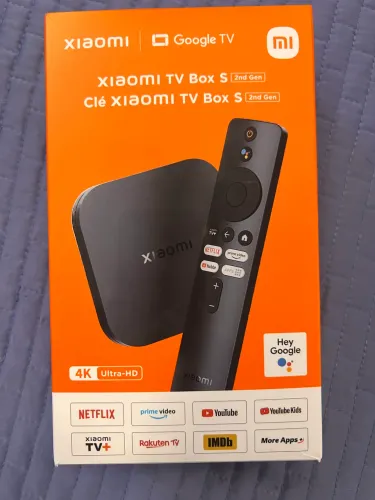 Tv box s 4k xiomi novo na caixa