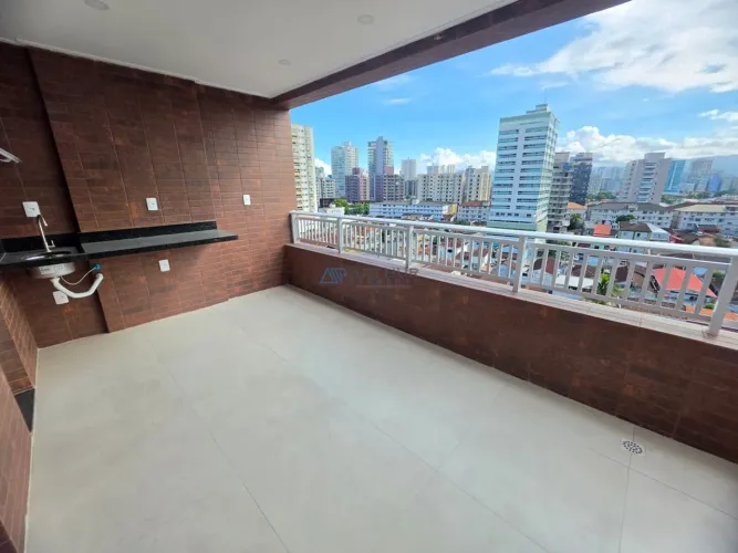 Apartamento à venda em Praia Grande no Canto do Forte com 2 dormitórios