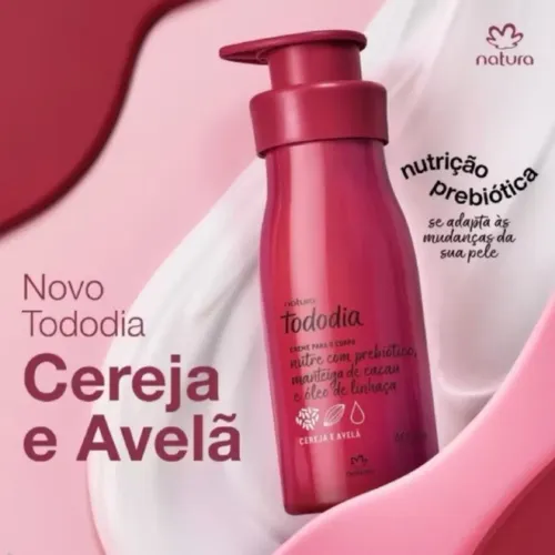 Hidratante Cereja e Avelã Natura tododia 400ml