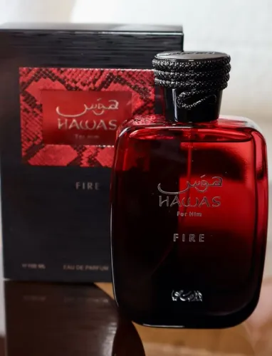 Rasasi Hawas Fire Eau de Parfum 100ml Masculino Original Importado Pronta Entrega