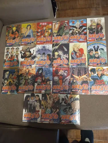 Lote 22 mangás Naruto (volumes raros)