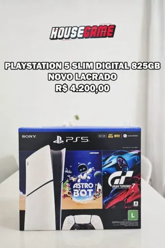 PLAYSTATION 5 SLIM DIGITAL 825GB - NOVO LACRADO