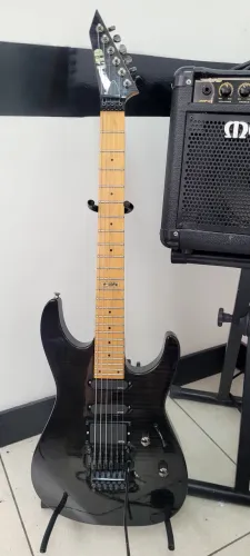 Guitarra ESP LTD M-103FM Ponte Gotoh e EMG