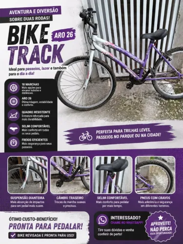 Bicicleta track aro 26 