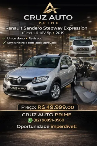 Renault Sandero Stepway Exp. Flex 1.6 16V 5P 2019