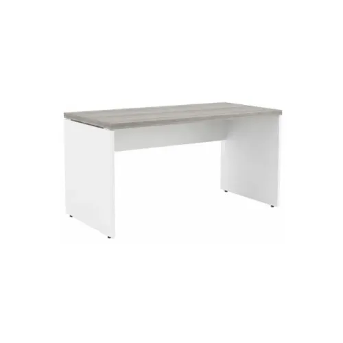 Mesa Home Office Reta Tons Fresno e Branco Espaçosa Elegante E Durável Premium 71102