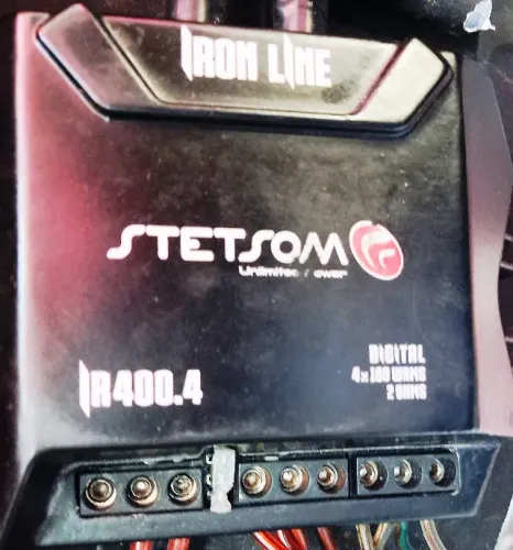 Módulo Amplificador Stetsom mod. Ir400.4 400x4 Rca 400w Rms Digital Iron Line 2 Ohms