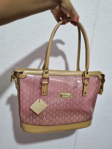 BOLSA ROSADA MONICA SANCHES DE OMBRO