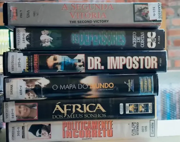 Vhs Filmes Diversos Títulos (Leia a Descrição)