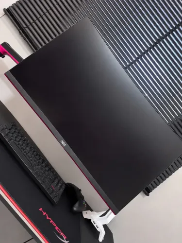 Monitor Gamer AOC LEGEND CURVO 27 240Hz 0,5ms, Preta/Vermelho, MEDIO, C27G2ZE