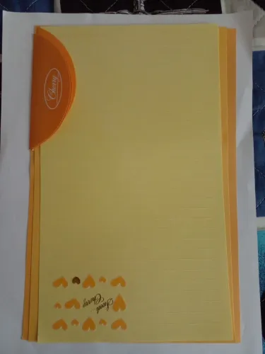 Papel de carta com envelope