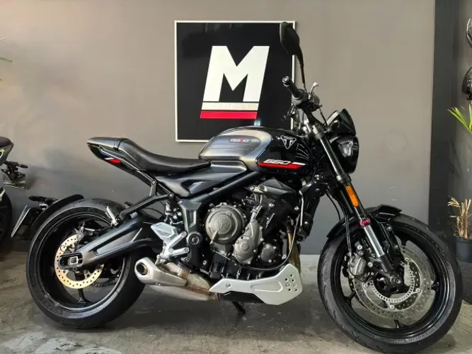 TRIUMPH TRIDENT 660 2025 3.000km - Único dono - Baixa km - Acessórios