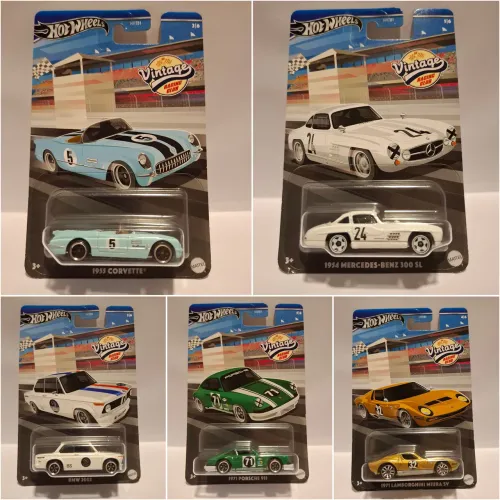 Set 5 Hot wheels Silver series Vintage