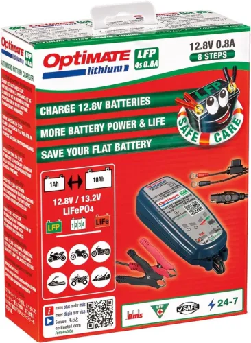 Carregador para bateria de lítio - OptiMATE Lithium 4s 0,8A