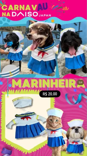 Fantasia Marinheiro - Pet