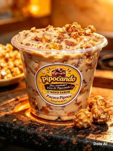 Pipoca gourmet-pipocando!