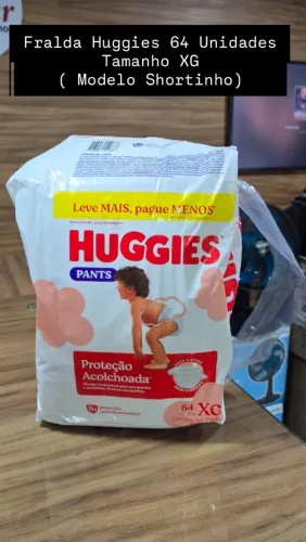 Fralda Huggies XG modelo shortinho