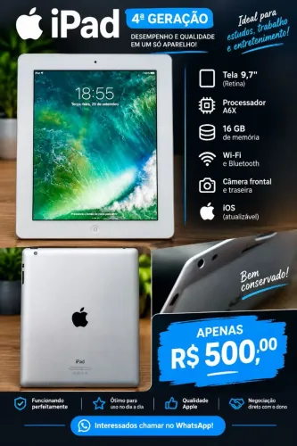 IPAD 4 GERAÇÃO
