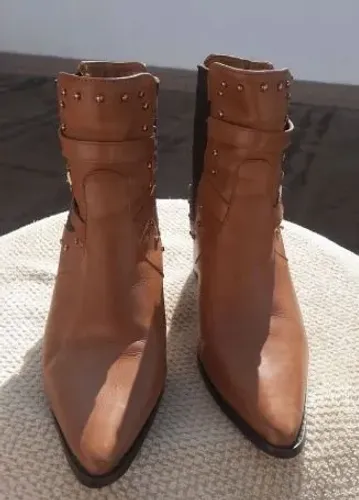 bota cano médio wj caramelo 38