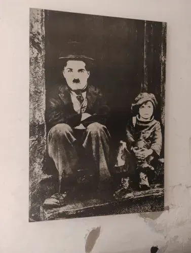 Quadro Charlie Chaplin (91x61 cm)
